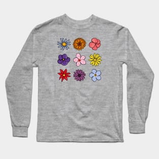 Nine Flowers Long Sleeve T-Shirt